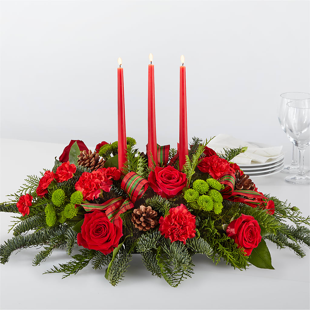 By the Candlelight Centerpiece – Francis Florist, Pomeroy OH