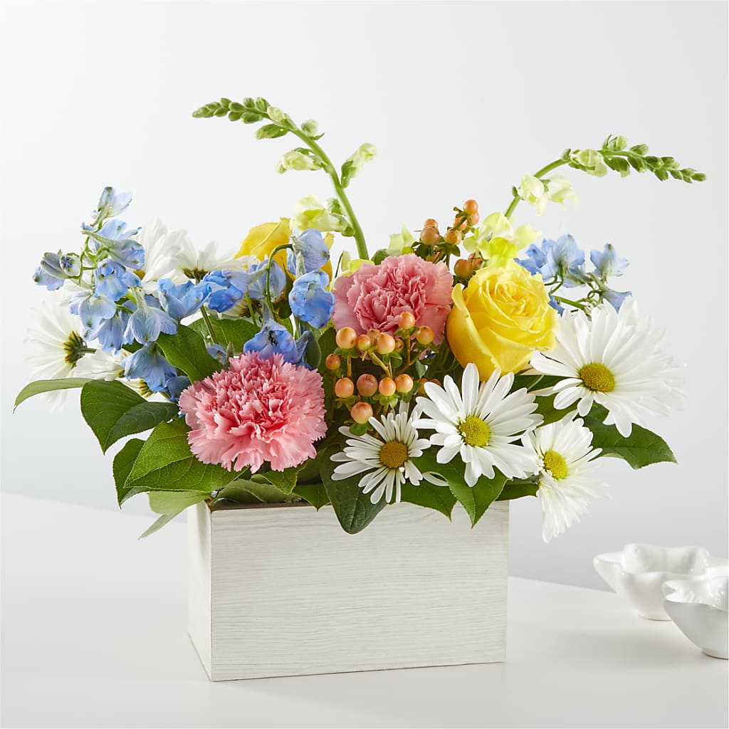 Sun Salutation Box Bouquet – Francis Florist, Pomeroy OH