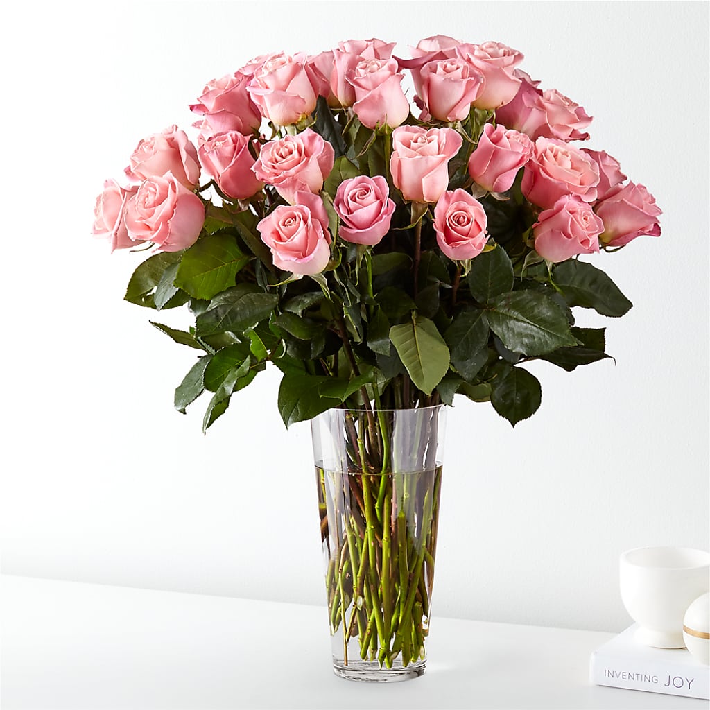 Long Stem Pink Rose Bouquet – Francis Florist, Pomeroy OH