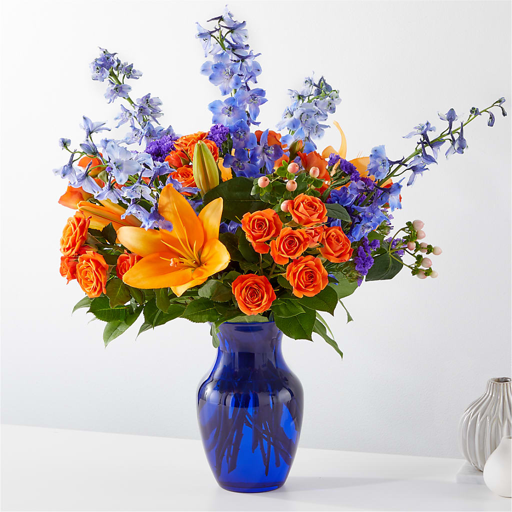 Radiant Citrus Bouquet – Francis Florist, Pomeroy OH