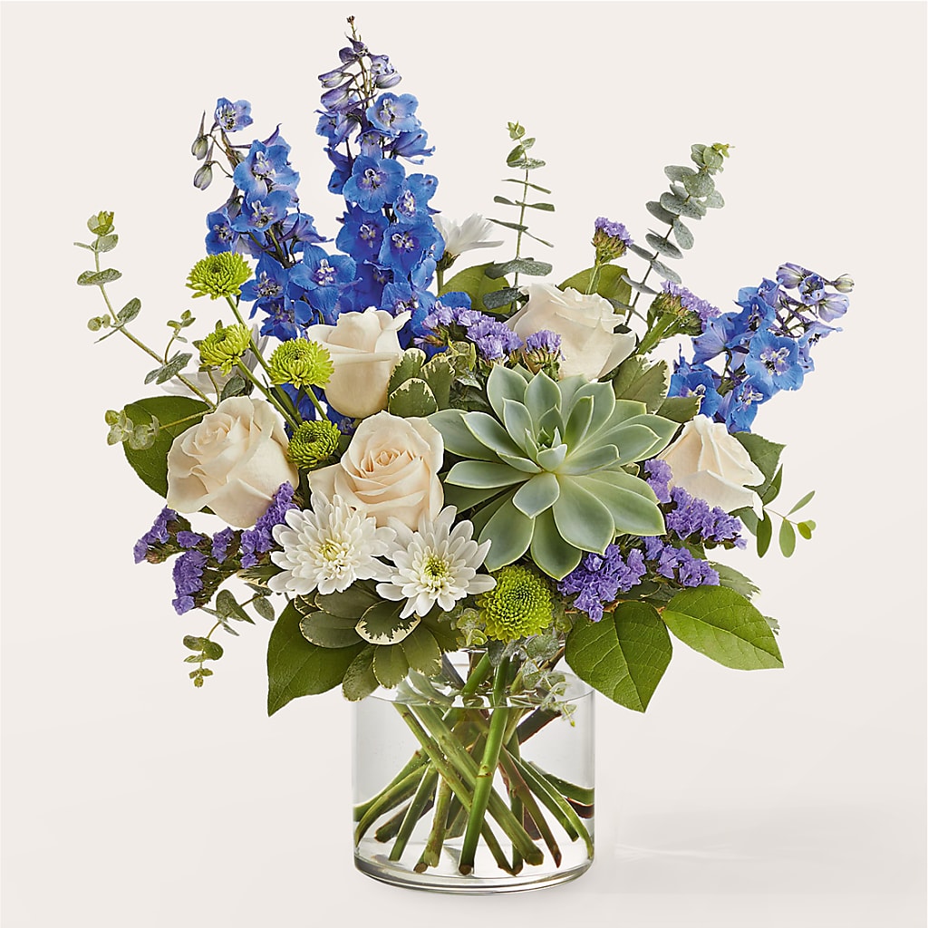 Cerulean Waves Bouquet – Francis Florist, Pomeroy OH