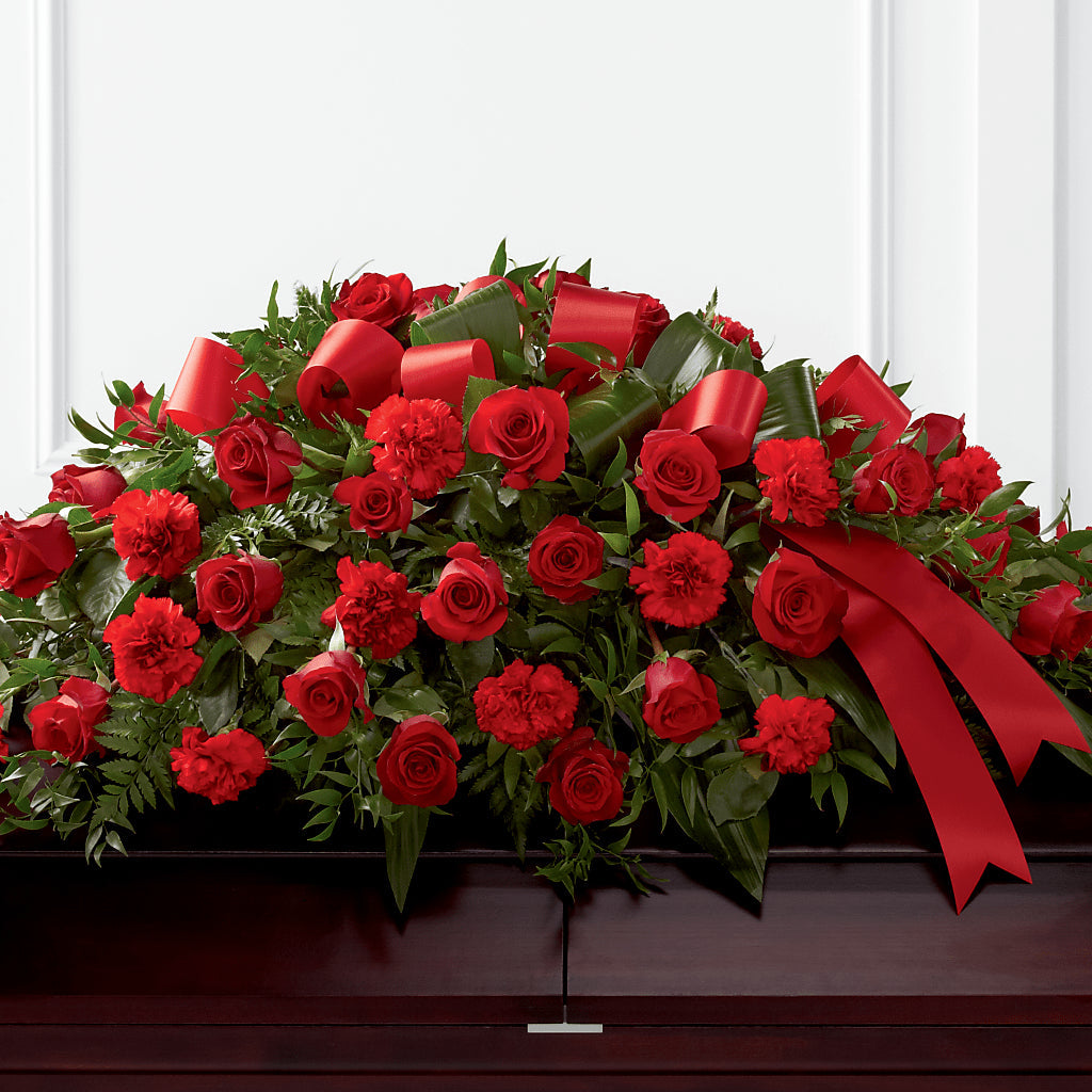 Tribute of Life Casket Spray – Francis Florist, Pomeroy OH
