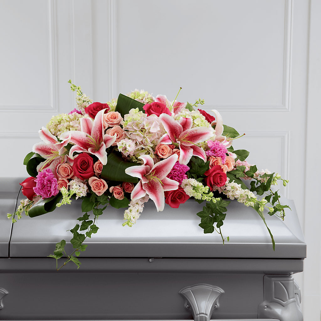 Splendid Grace Casket Spray – Francis Florist, Pomeroy OH