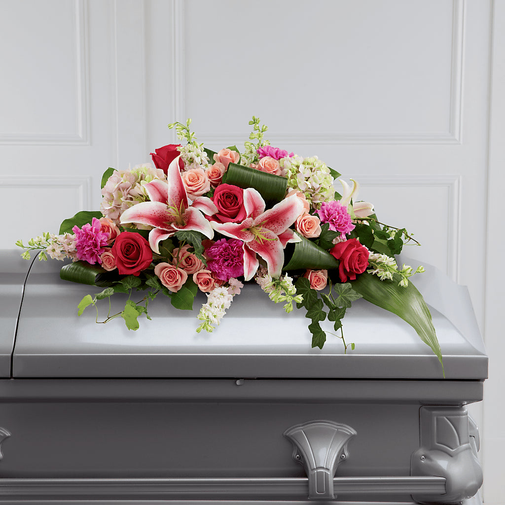 Splendid Grace Casket Spray – Francis Florist, Pomeroy OH
