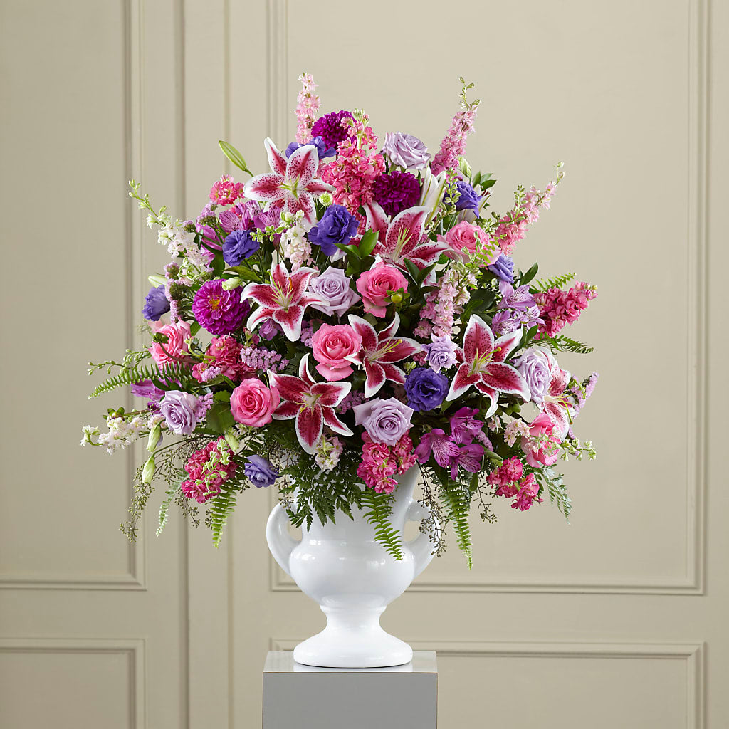 Peaceful Tribute Arrangement – Francis Florist, Pomeroy OH