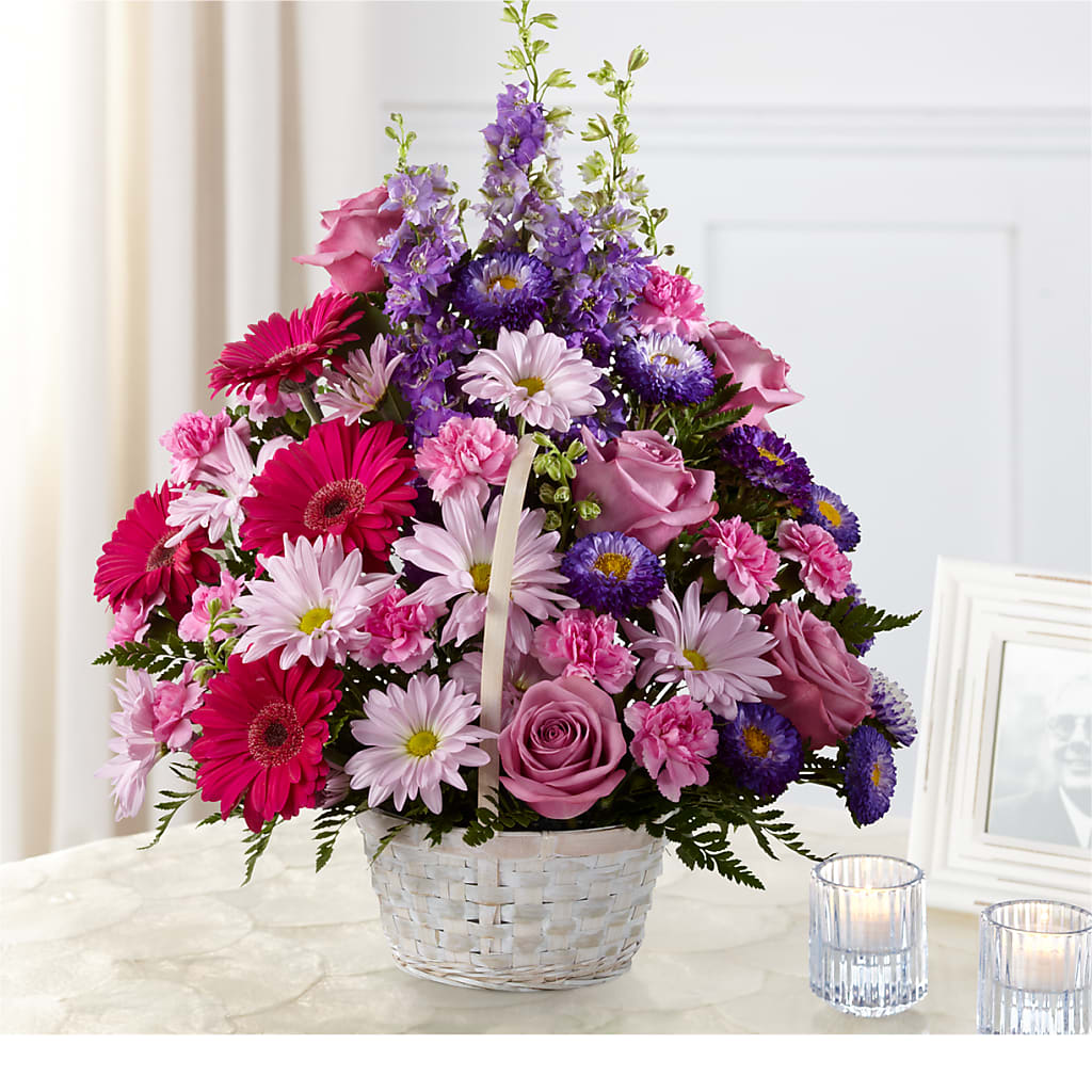 Pastel Peace Basket – Francis Florist, Pomeroy OH