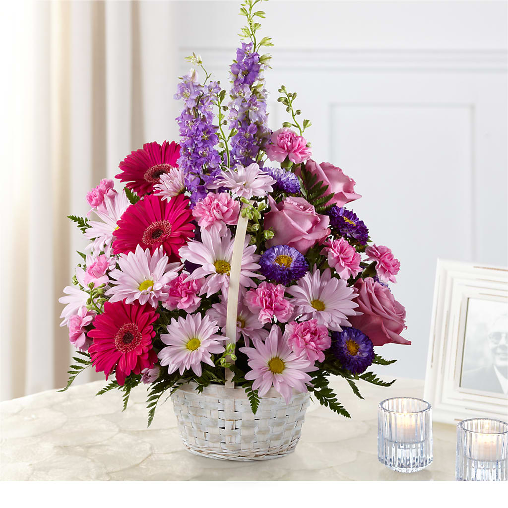 Pastel Peace Basket – Francis Florist, Pomeroy OH