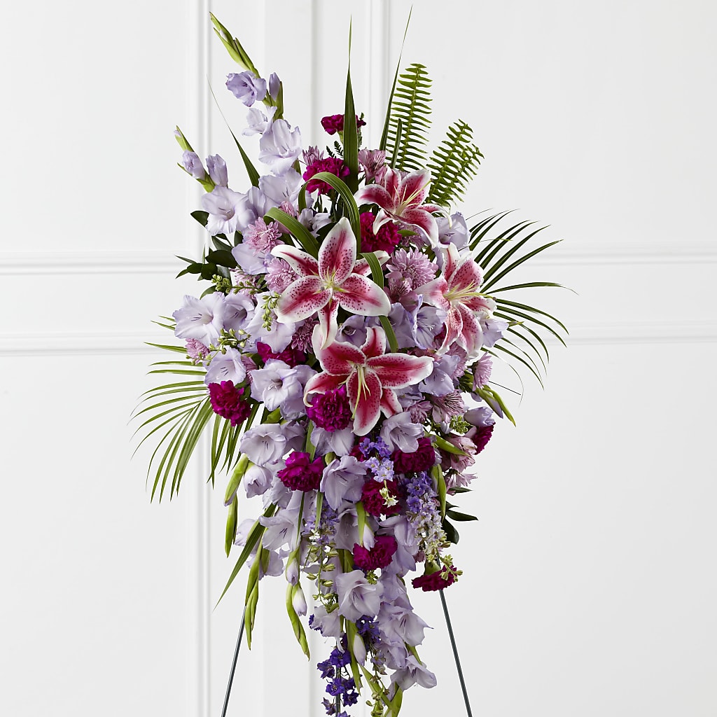 Tender Touch Standing Spray – Francis Florist, Pomeroy OH