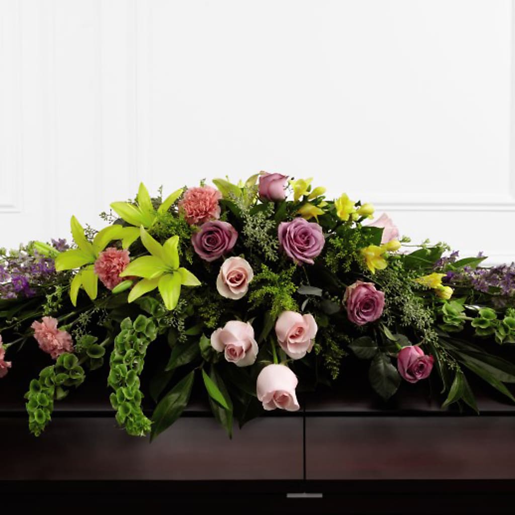 Forever Beloved Casket Spray – Francis Florist, Pomeroy OH