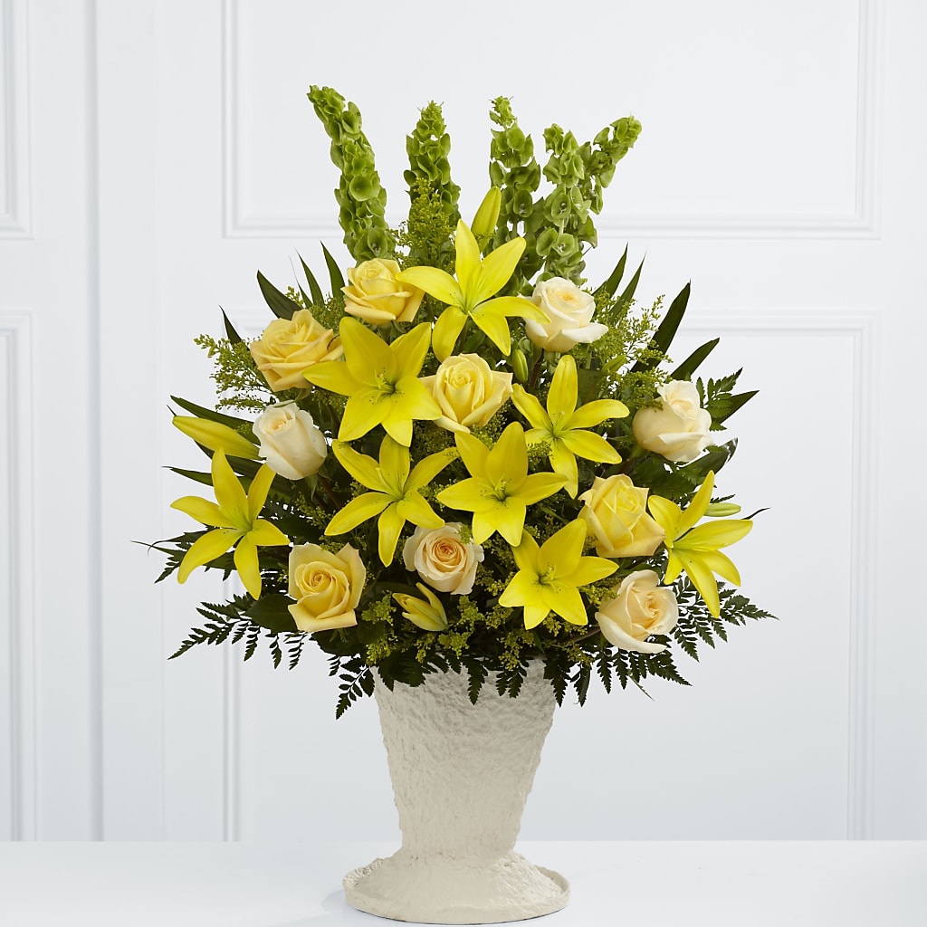 Golden Memories Arrangement – Francis Florist, Pomeroy OH