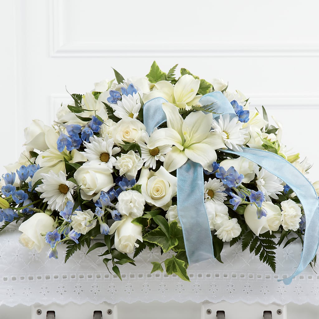 Tender Treasure Casket Spray – Francis Florist, Pomeroy OH