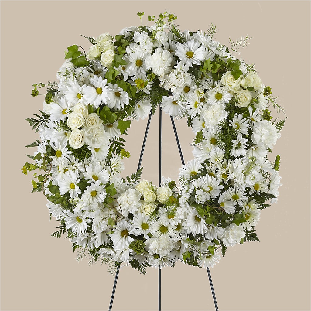 Faithful Wishes Wreath – Francis Florist, Pomeroy OH