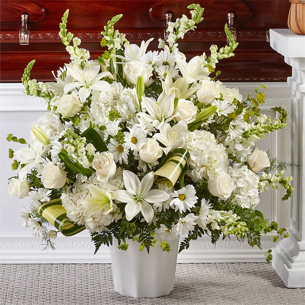 Thoughts of Tranquility Floor Basket – Francis Florist, Pomeroy OH