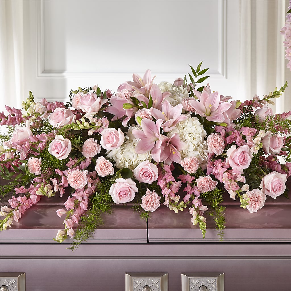 Life & Remembrance Casket Spray – Francis Florist, Pomeroy OH