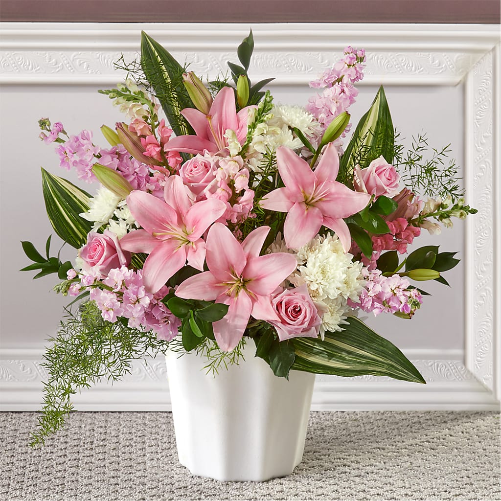 Simply Serene Floor Basket – Francis Florist, Pomeroy OH