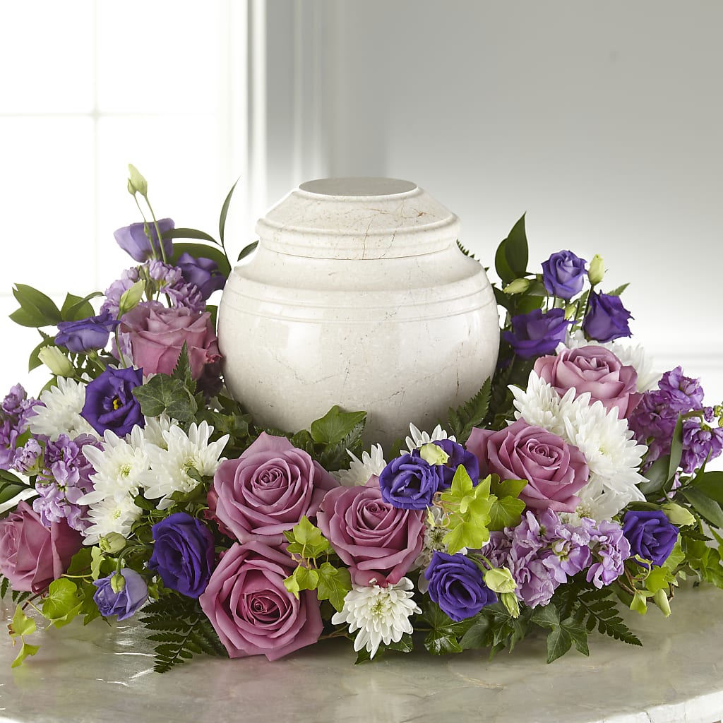 Blooming Sympathy Cremation Adornment – Francis Florist, Pomeroy OH