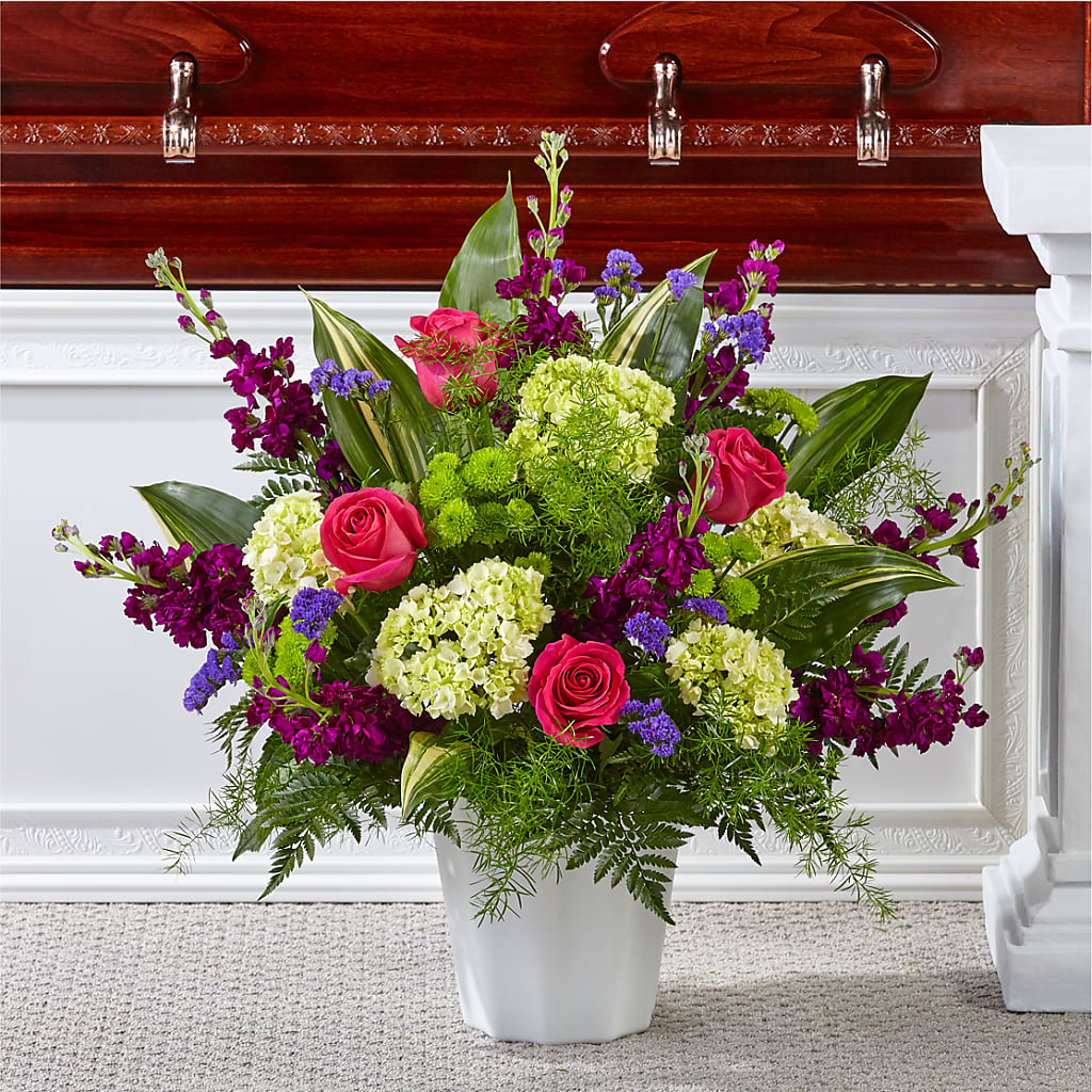 Beautiful Horizons Floor Basket – Francis Florist, Pomeroy OH