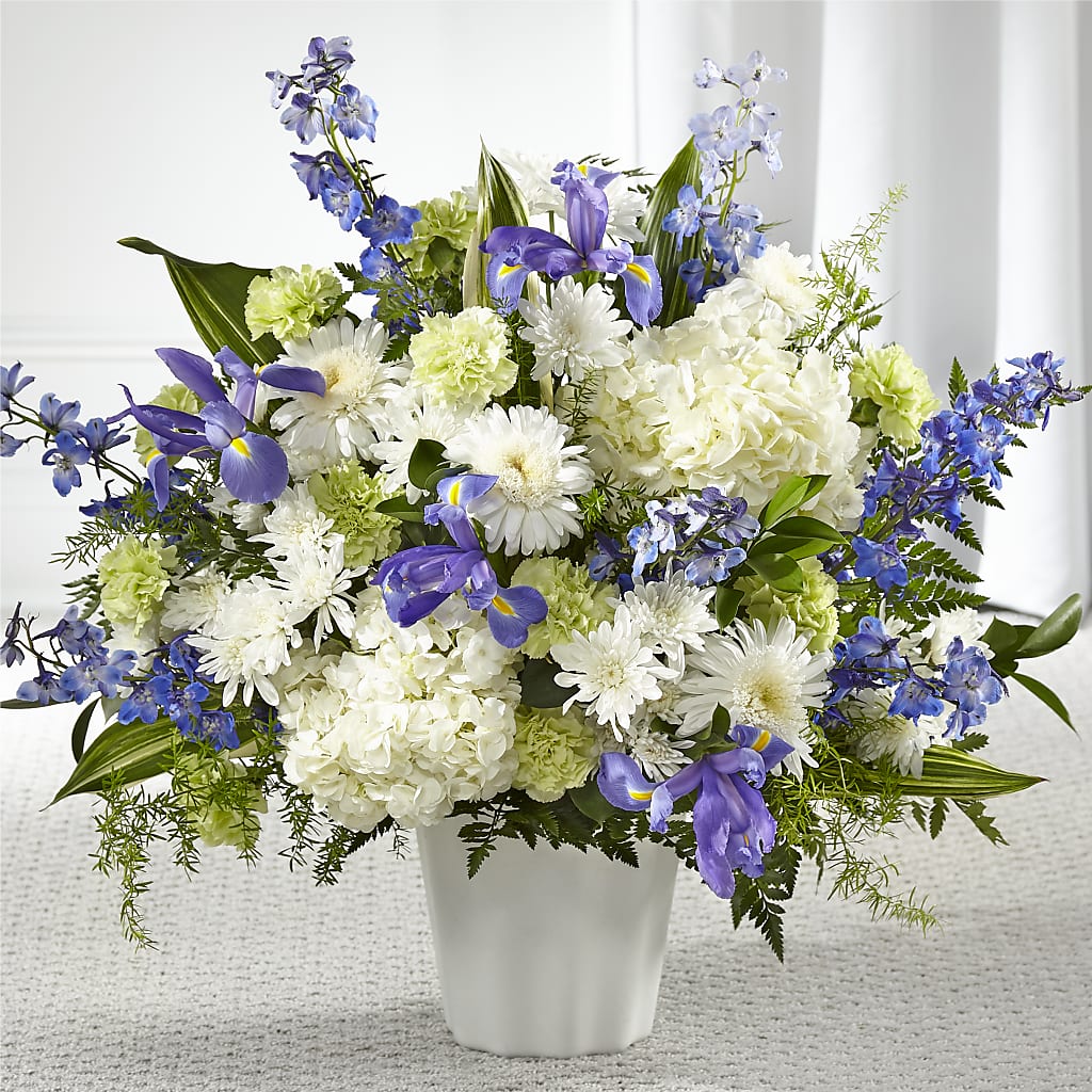 Soft Serenity Floor Basket – Francis Florist, Pomeroy OH