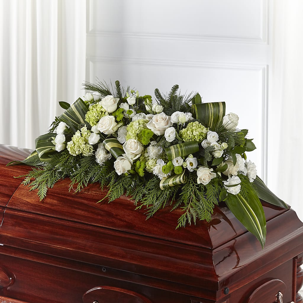 Hopeful Gesture Casket Spray – Francis Florist, Pomeroy OH