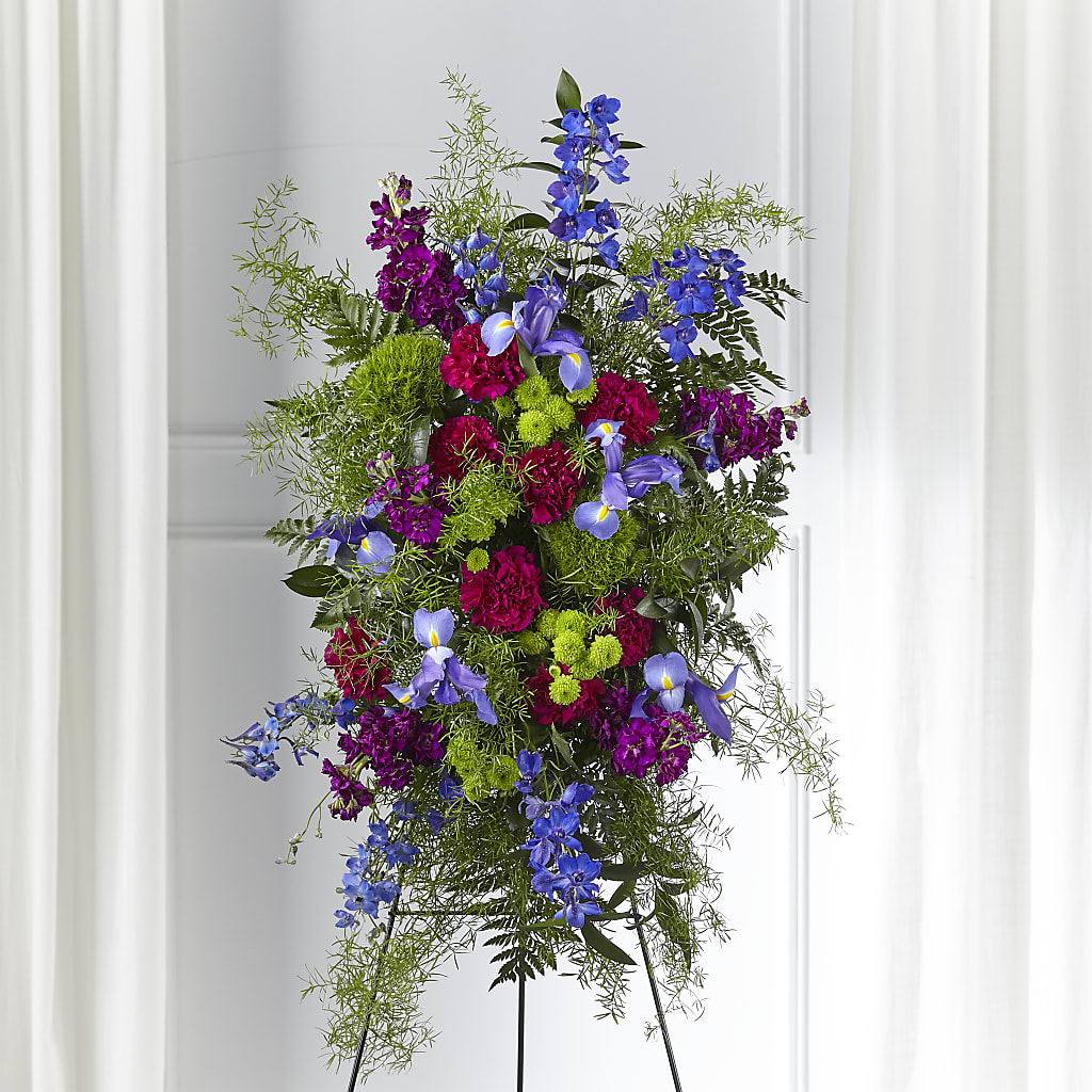 Heavenly Skies Standing Spray – Francis Florist, Pomeroy OH