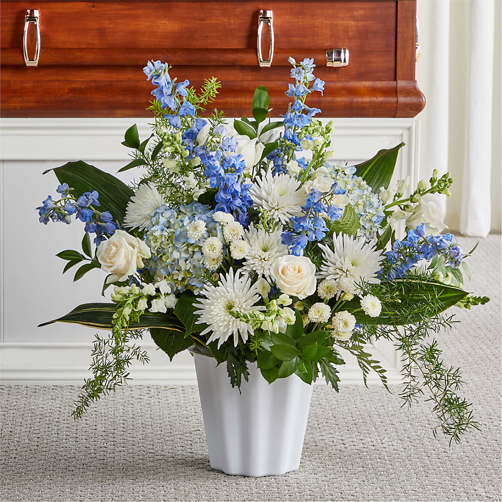 Everlasting Memories Floor Basket – Francis Florist, Pomeroy OH