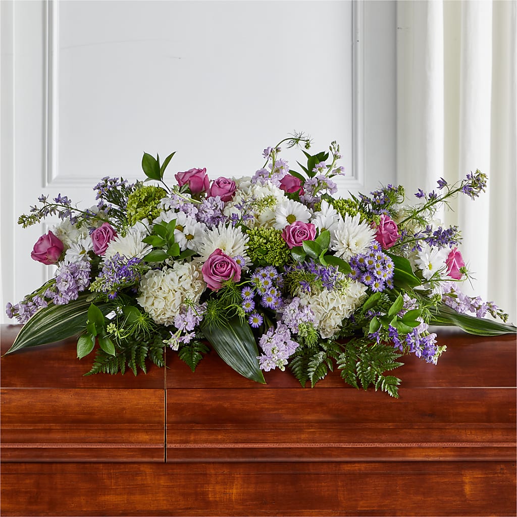 Meadows of Serenity Casket Spray – Francis Florist, Pomeroy OH