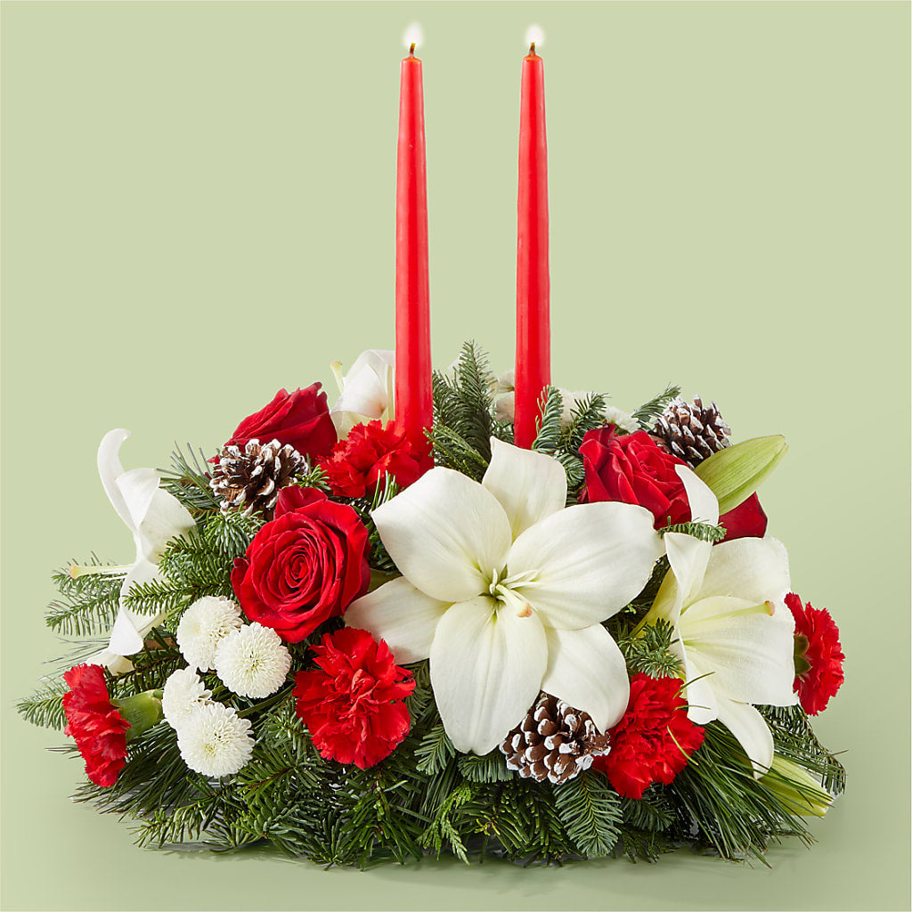 Seasonal Festivities Centerpiece – Francis Florist, Pomeroy OH
