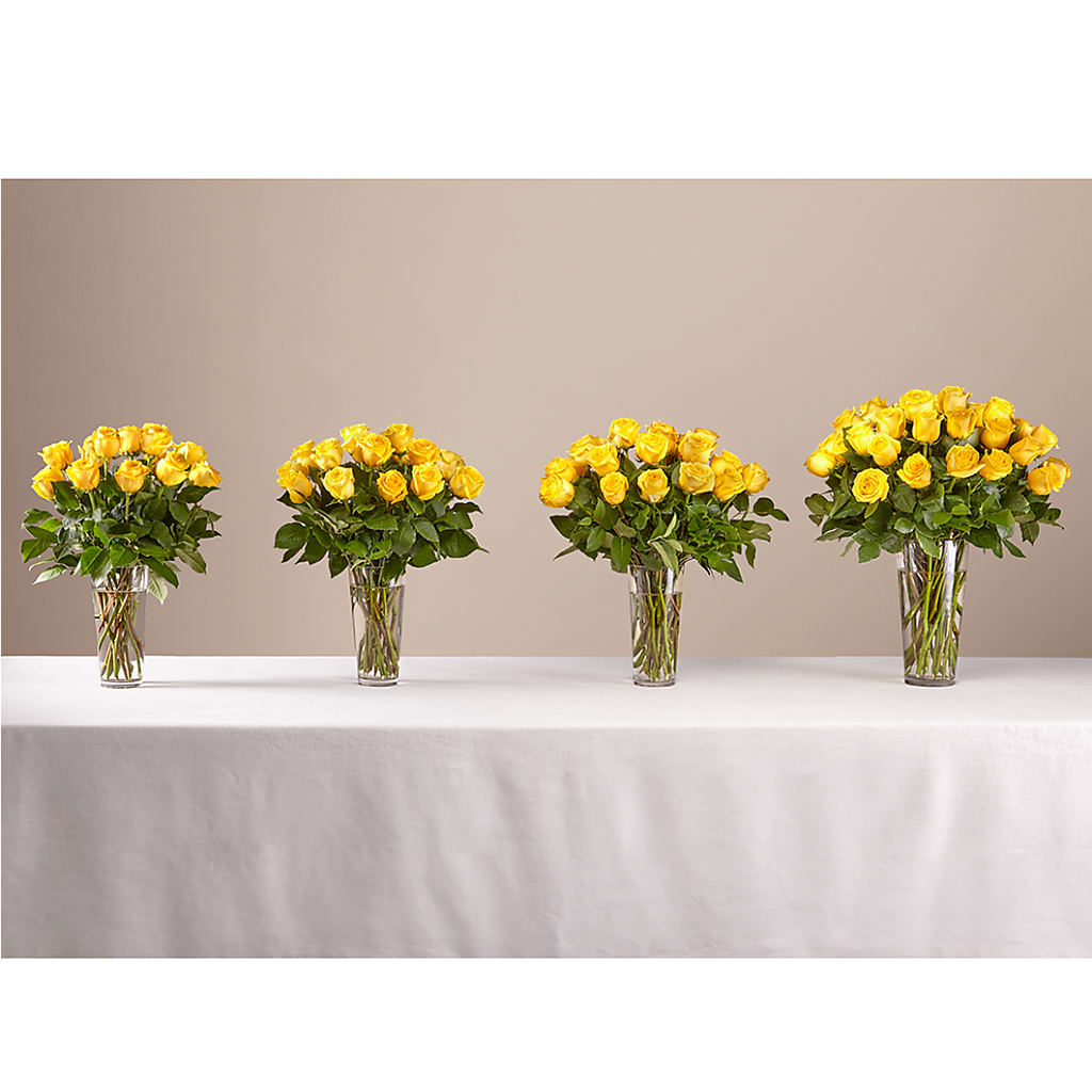 Long Stem Yellow Rose Bouquet –  Francis Florist, Pomeroy OH
