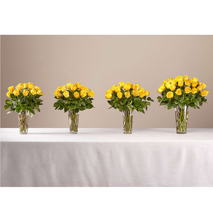 Long Stem Yellow Rose Bouquet –  Francis Florist, Pomeroy OH