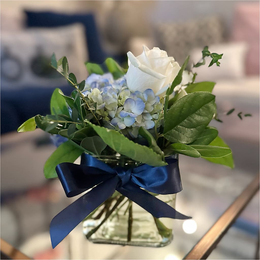 Sky Blue Delight Bouquet –  Francis Florist, Pomeroy OH