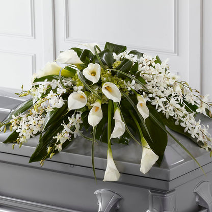 Angel Wings Casket Spray –  Francis Florist, Pomeroy OH