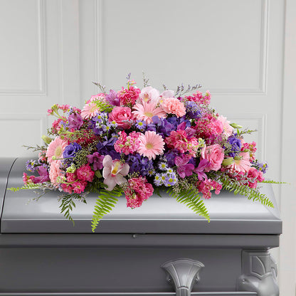 Glorious Garden Casket Spray –  Francis Florist, Pomeroy OH