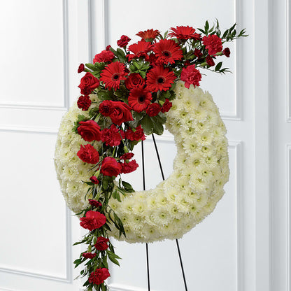 Graceful Tribute Wreath –  Francis Florist, Pomeroy OH