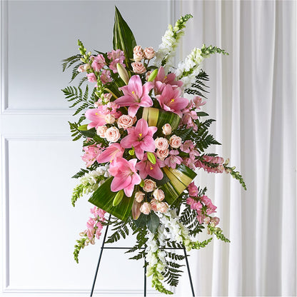 Elegant Embrace Standing Spray –  Francis Florist, Pomeroy OH