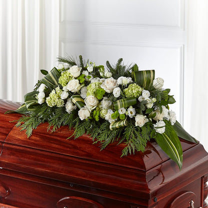 Hopeful Gesture Casket Spray –  Francis Florist, Pomeroy OH