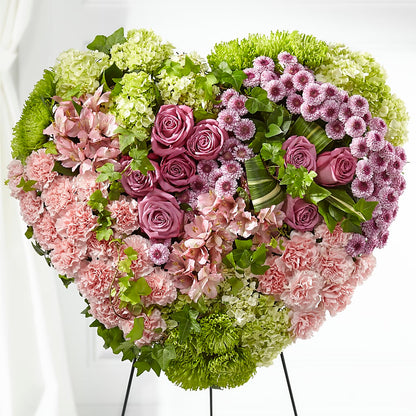 Heartwarming Standing Heart –  Francis Florist, Pomeroy OH