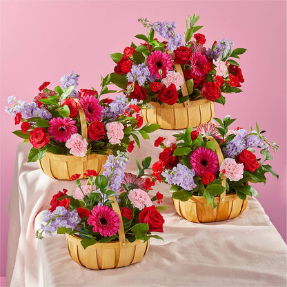Pink Picnic Basket –  Francis Florist, Pomeroy OH