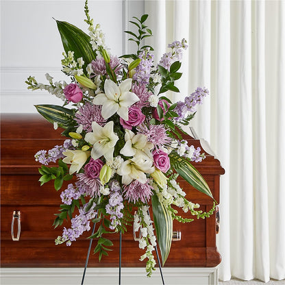Grateful Hearts Standing Spray –  Francis Florist, Pomeroy OH