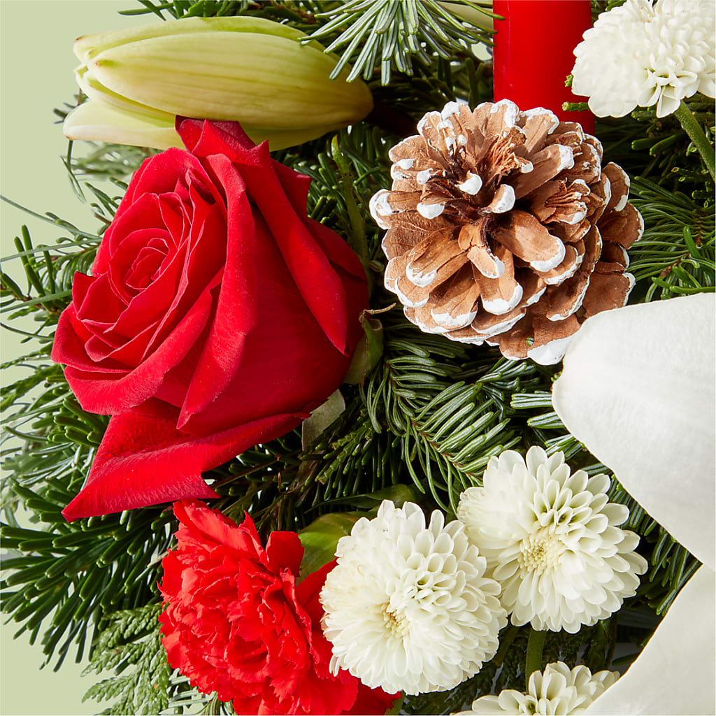 Seasonal Festivities Centerpiece –  Francis Florist, Pomeroy OH