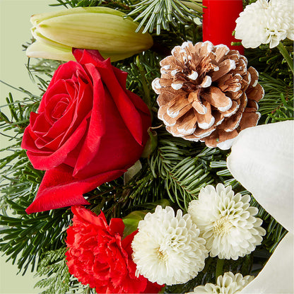 Seasonal Festivities Centerpiece –  Francis Florist, Pomeroy OH
