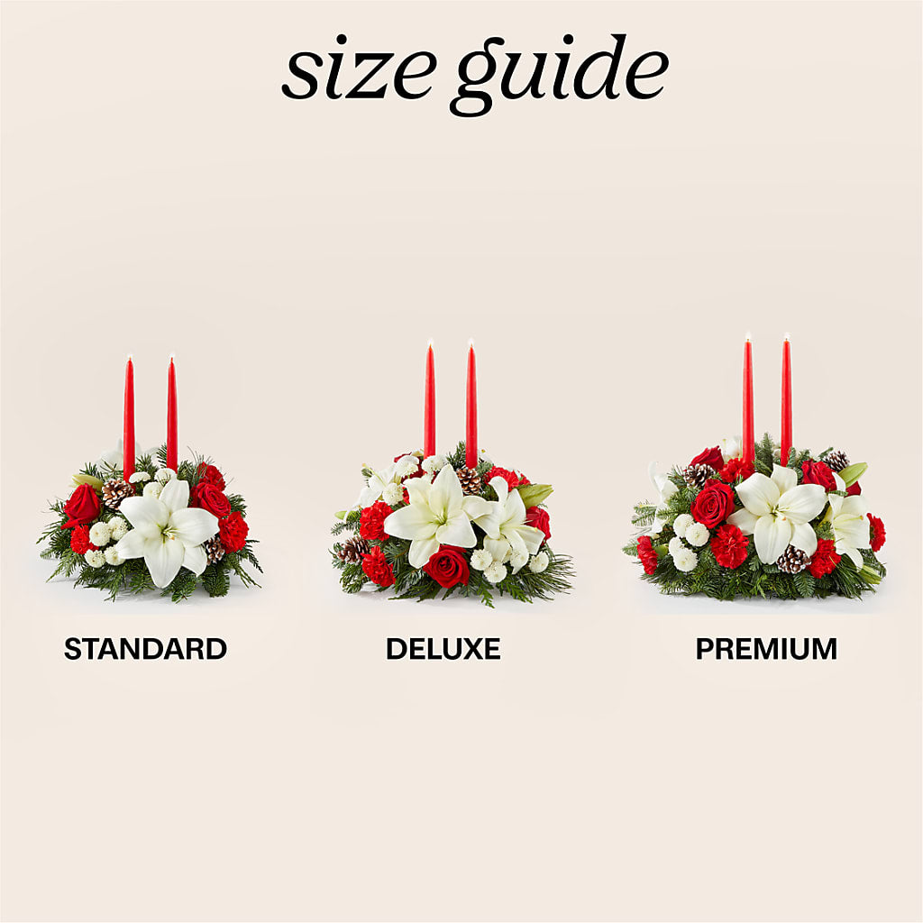 Seasonal Festivities Centerpiece –  Francis Florist, Pomeroy OH