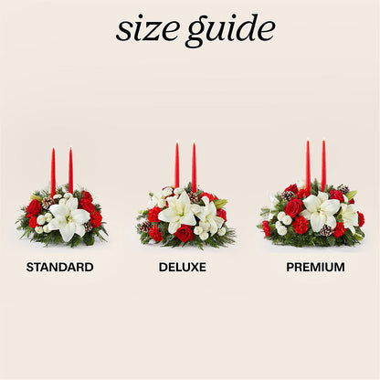 Seasonal Festivities Centerpiece –  Francis Florist, Pomeroy OH