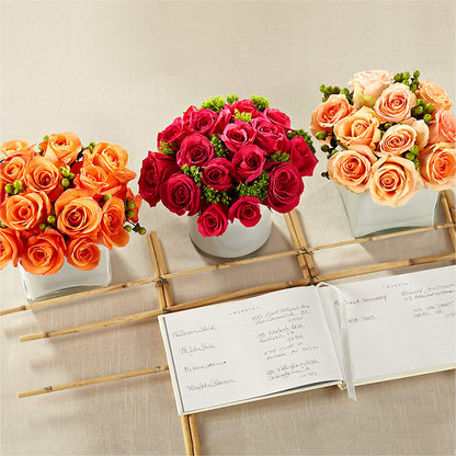 Dawn Rose Centerpiece –  Francis Florist, Pomeroy OH